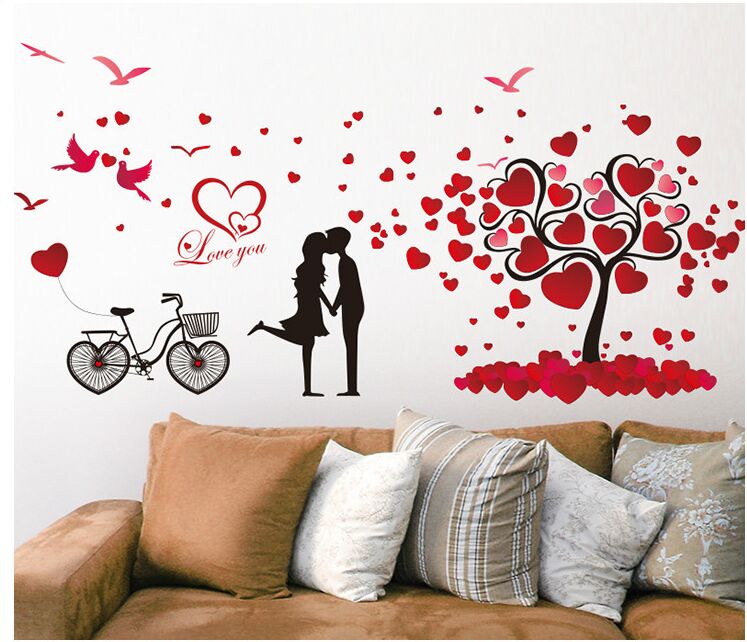 Love is in the Air wall sticker