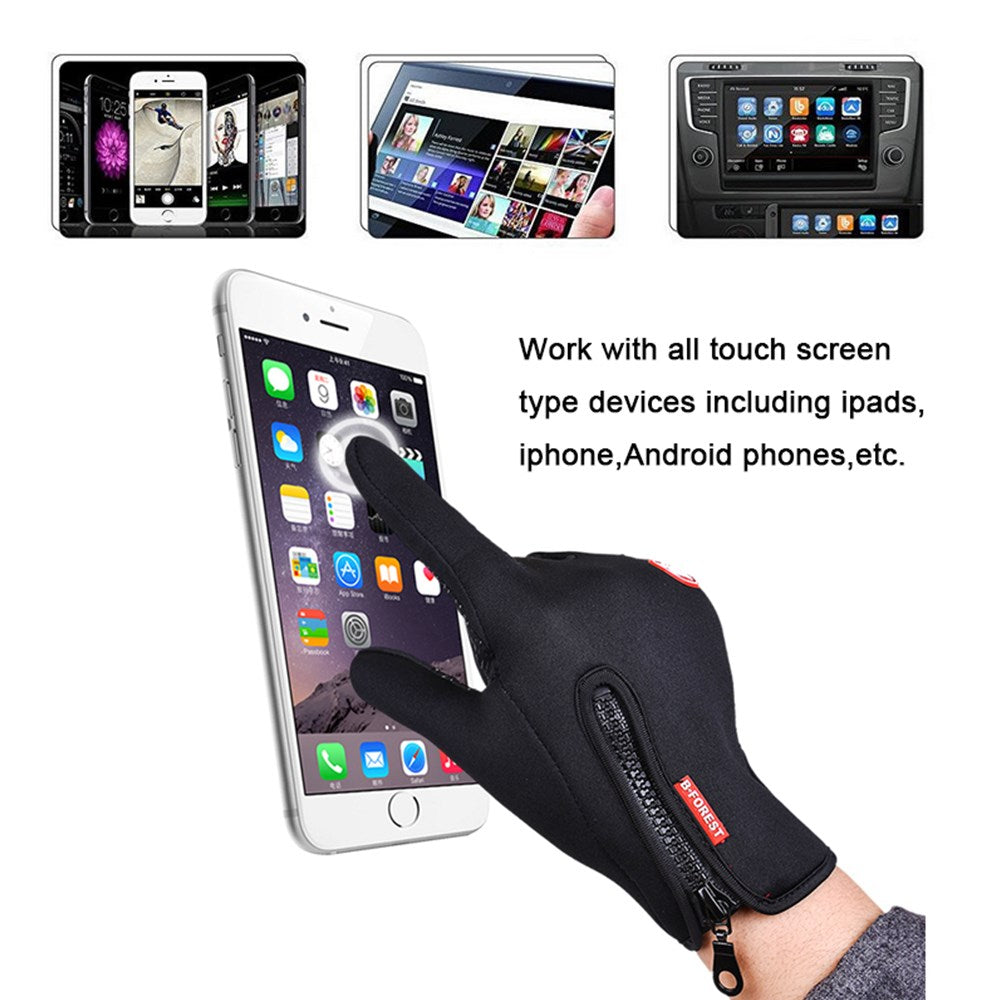 SALE! Windstopper Cycling Gloves with Touchscreen Finger